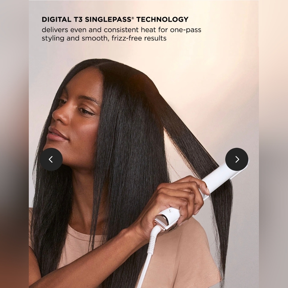 T3 White Singlepass Styleplus Hair Straightener Unused-Like New - Picture 5 of 14